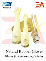 Natural rubber gloves isolator